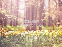 洁安生命灵数一周运势（3.20-3.26）