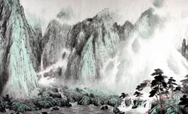 山水画挂错，见财化水！