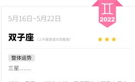 蓝蓝占星双子座一周运势(5.16-5.22)