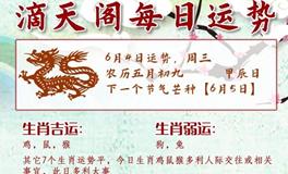 滴天居士2025年6月4日生肖运势