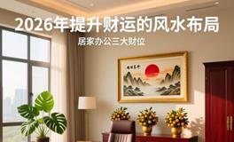 2026年提升财运的风水布局，居家办公三大财位